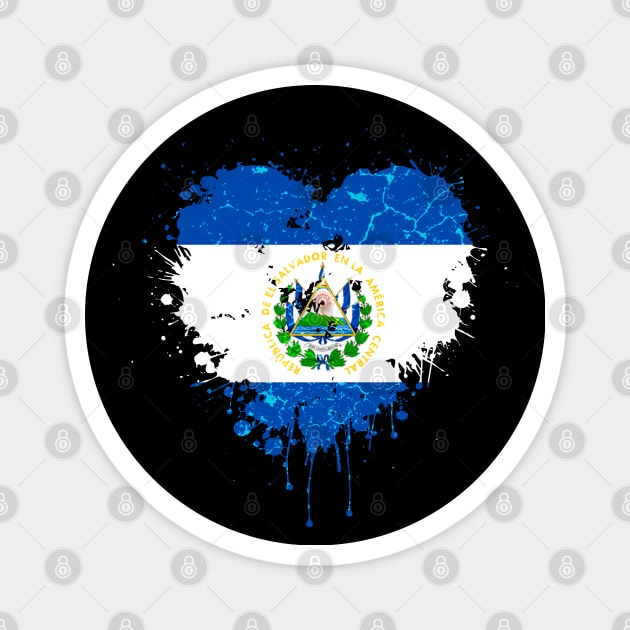 El Salvador Flag Magnet by Mila46